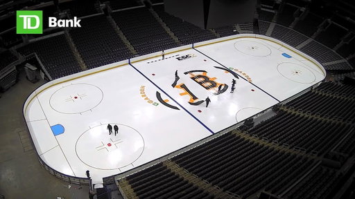 TD Garden ice install timelapse