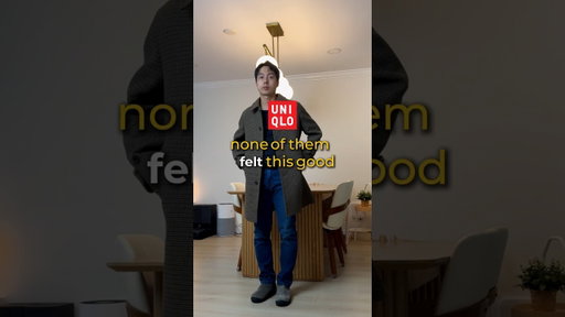 #uniqlo's Balmacaan Coat that feels better than other coats