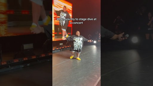 Uce gang tries to Stage Dive at Concert