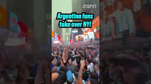 Argentina fans take over NY! 🇦🇷 | #FIFAWorldCup