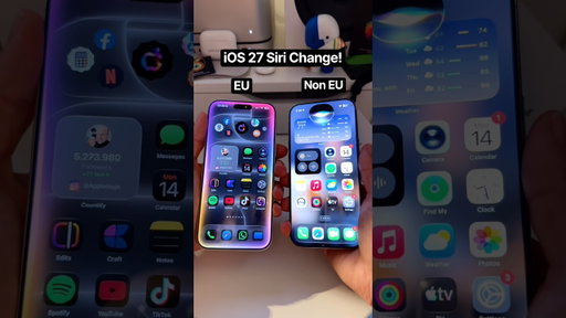 iOS 27 Siri: EU vs Not EU!