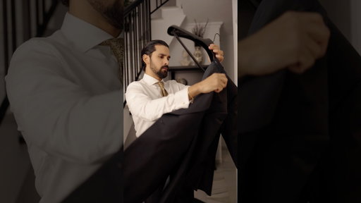 Grwm with navy blue suit. Elegant style for an elegant man. #grwn #asmr #perfume