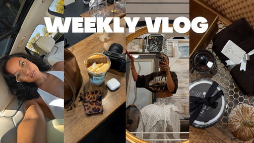 vlog | slow days 🍂 fall homegoods haul + jazz night + fall coffee runs + fall night skincare routine