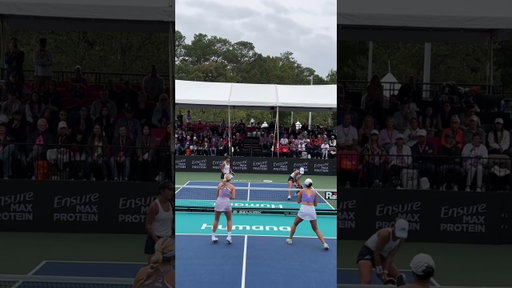 Is women’s pickleball the most fun to watch??