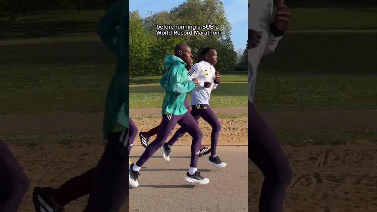 Sabastian Sawe before vs after a SUB 2 Marathon world record 😁💨 #adidas #running #sabastiansawe