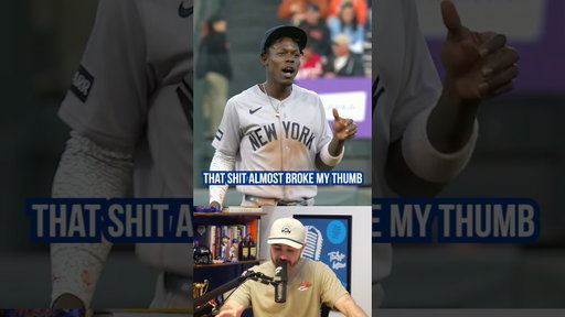 Jazz Chisholm Jr. says this hit almost broke his thumb, a breakdown