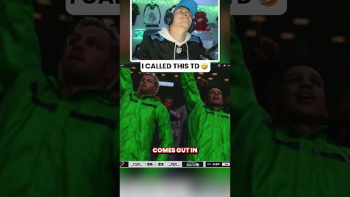 I called this touchdown😭 #madden27 #madden #gaming #thegoosetv #shorts