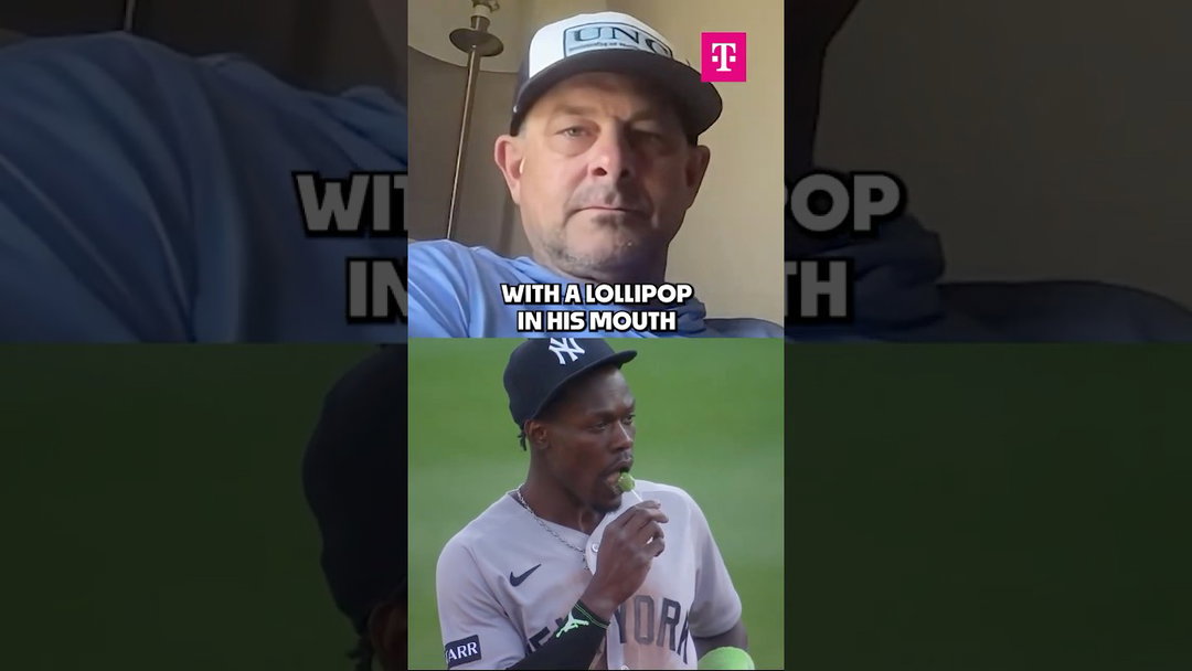Aaron Boone is pissed off that Jazz Chisholm Jr. played with a lollipop
