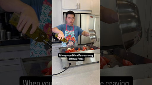 When you and wife are craving different foods