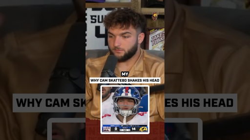 Why Cam Skattebo SHAKES His Helmet 🫨