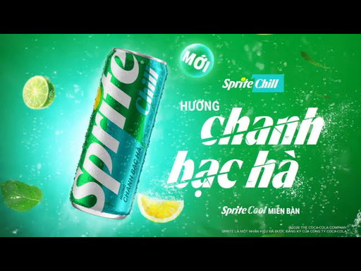 Sprite Chill Chanh Bạc Hà Mới
