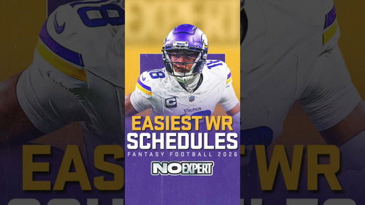 Easiest WR Schedules for Fantasy Football 2026 #nfl #espnfantasy #football #sports #fantasyfootball