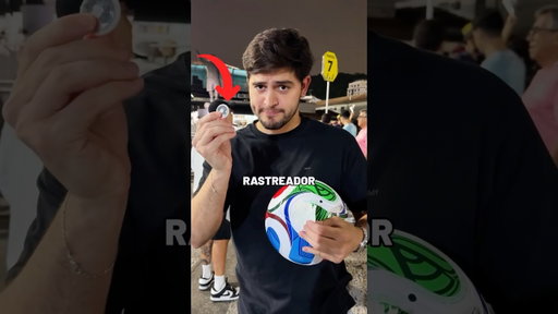 Rastreador na bola de futebol