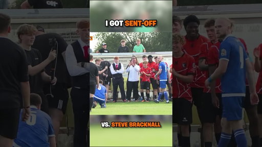 I GOT SENT-OFF VS. STEVE BRACKNALL! #angryginge13 #wintonyanited #shorts