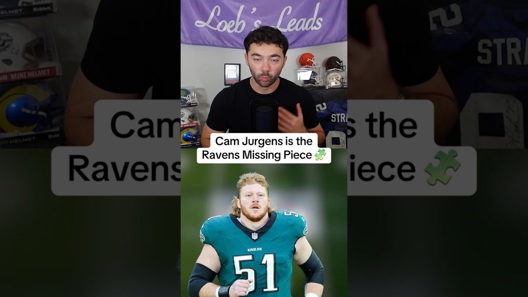 The Ravens HAD TO trade for Cam Jurgens to maximize this year 🏆 #nfl #football #baltimoreravens