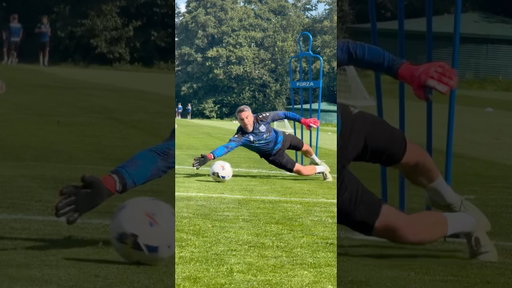 Reflexes don’t retire 🔥🤩#goalkeeper #goalkeepertraining #goalkeepergloves