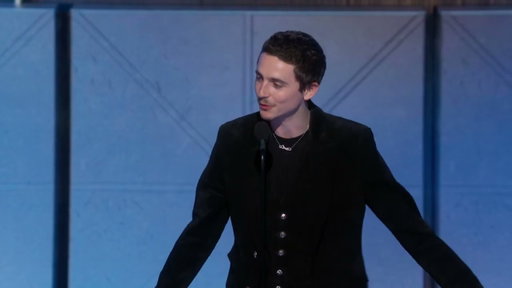 Timothée Chalamet Wins Best Male Actor – Motion Picture – Musical/Comedy | 83rd Annual Golden Globes