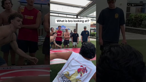 What was he looking at?