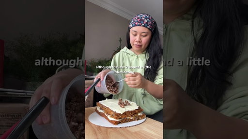 homemade carrot cake!