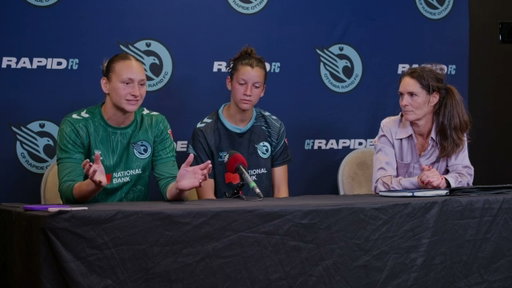 Ottawa Rapid FC v AFC Toronto June 21 Post Game Press with Dagenais, Belzile and Coach Pedersen 🩵 ⚽