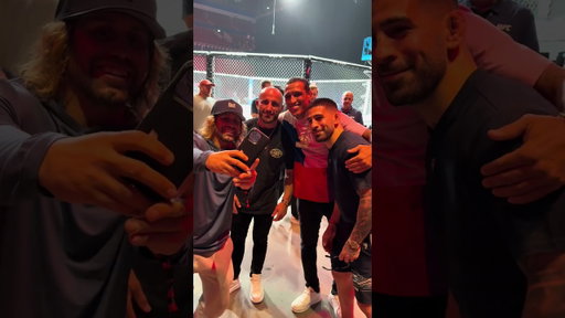 Backstage with the boys