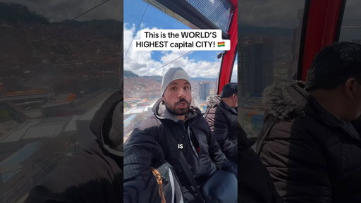 THE WORLD’S HIGHEST CAPITAL CITY! 🇧🇴 #travel #bolivia #lapaz #travelvlog