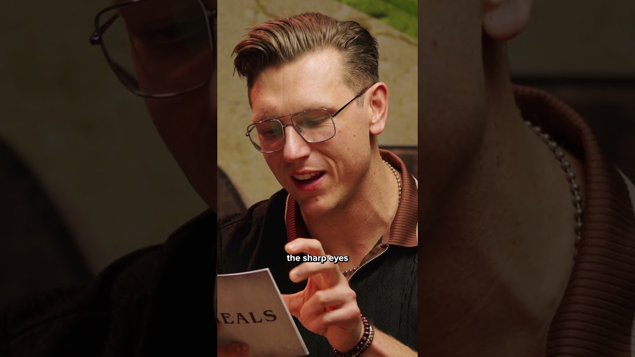 Josh reads Elijah Wood his HAPPY FEET essay