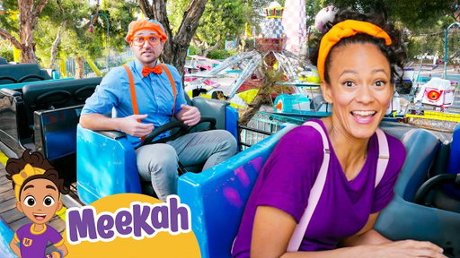 Blippi and Meekah Ride ROLLER COASTERS In Adventure City |  Blippi and Meekah Best Friend Adventures