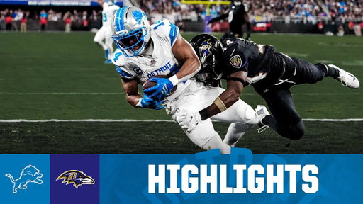 Detroit Lions win 38-30 THRILLER at Baltimore | Lions at Ravens: 2025 NFL Season Highlights