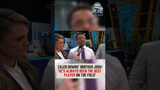 Josh Downs On Caleb Downs: "He's Always Been The Best Player On The Field" 💯