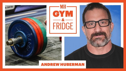 Andrew Huberman Shows Off His Gym & Fridge | Gym & Fridge | Men's Health