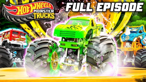 Gunkster Gets Clean?!?! | Hot Wheels Monster Trucks Camp Crush | Episode 5