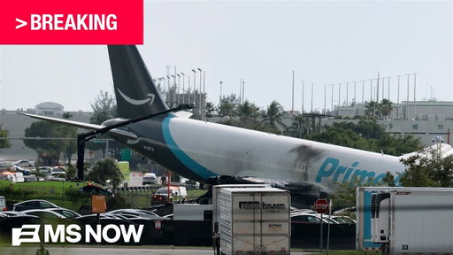 BREAKING: Cargo plane overuns runway at Miami International Airport