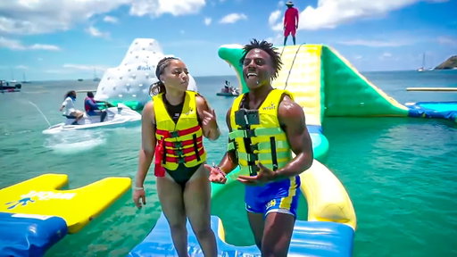 iShowSpeed Vs. Chloe Bailey Ninja Warrior Course!