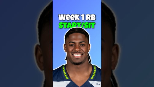Week 1 Start/Flex/Sit RB Edition