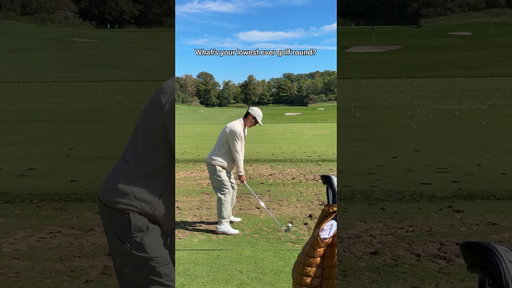 What's your lowest ever golf round?