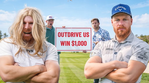 World Long Drive Champion goes undercover and pranks golfers...