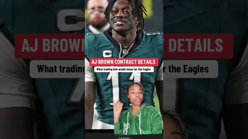 Aj Brown contract details amid trade rumors #symonewiththesports #philadelphiaeagles  #ajbrown #nfl