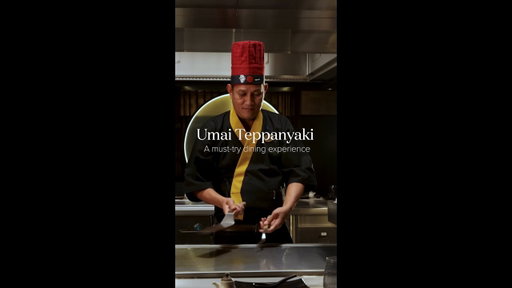Umai Teppanyaki is where culinary craft meets captivating performance. 🔥