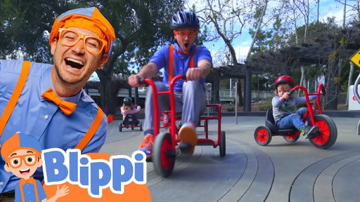 Blippi's Bike | Blippi Vehicles | Learning Videos for Kids