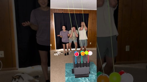 3 People. 3 Balls. 1 Cat.