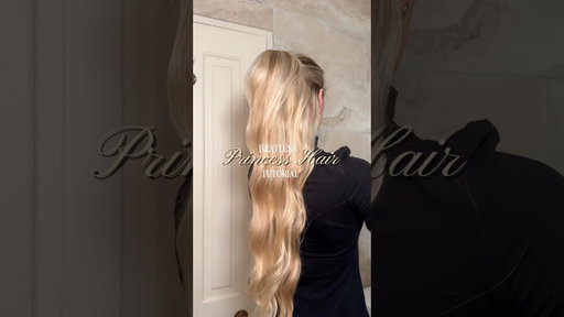 Princess hair tutorial using heatless curls from @Mykitsch  #kitschpartner