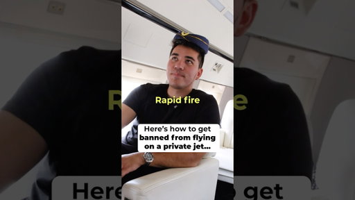 Flight attendant Kolin answers some rapid fire questions. #FlyAmalfi #FlightAttendant #PrivateJet