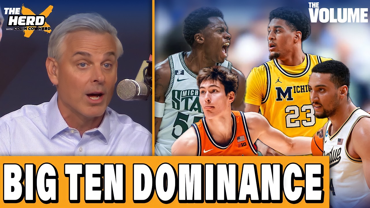 Colin Cowherd says ALL BIG TEN Final Four possible + Duke NOT a threat in March Madness | THE HERD