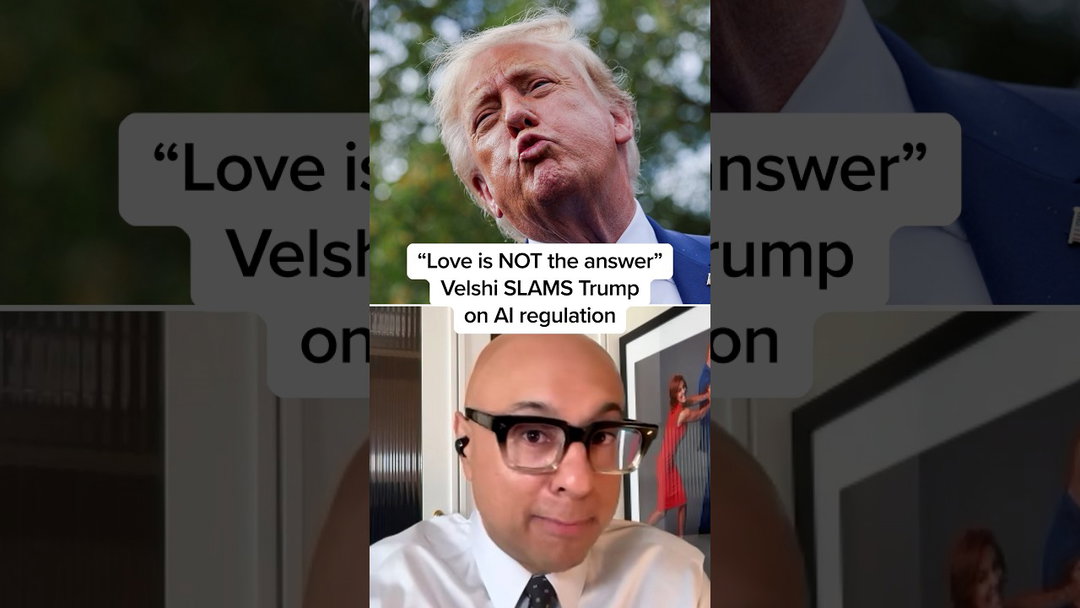 'Love is NOT the answer': Velshi SLAMS Trump on AI regulation