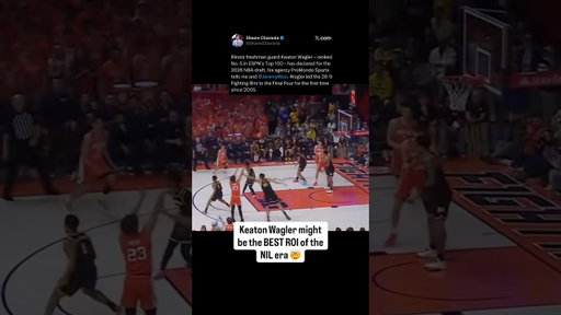 Keaton Wagler has declared for the NBA Draft! #illini #nba