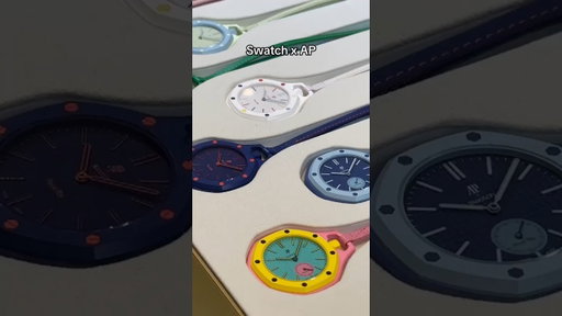 Do they live up to the hype? Here’s a closer look at Swatch x AP #Watches #Swatch #audemarspiguet