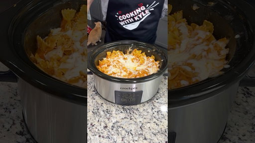 Creamy Chicken Pasta in The Crockpot #shorts