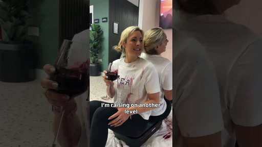 Inviting your friend over for a glass of wine