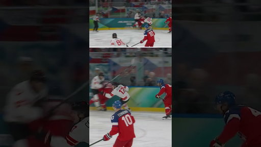 MASSIVE hit by Connor McDavid💪🇨🇦 at Milano Cortina 2026